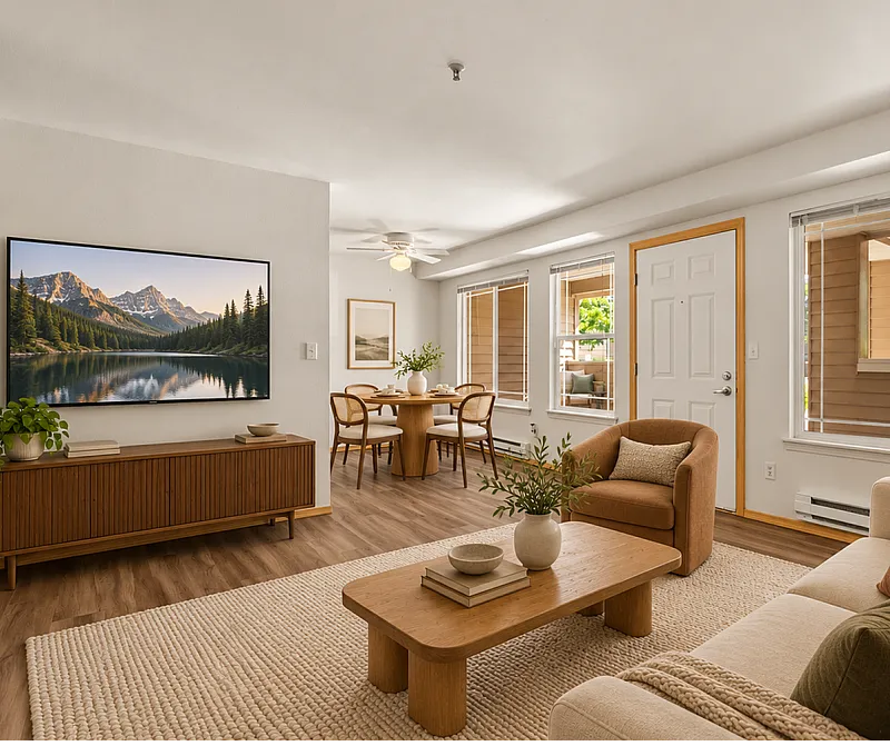 Pacific Arbor Apartments - Cozy Living Room