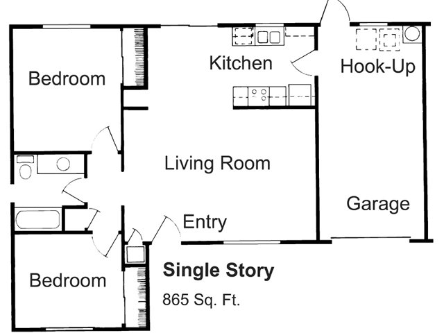 Redding Hilltop Village Prop - Hilltop Village Single Story