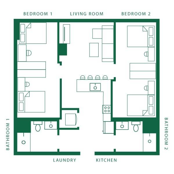 2X2 B | 2 Bed Apartment | OLiv Seattle