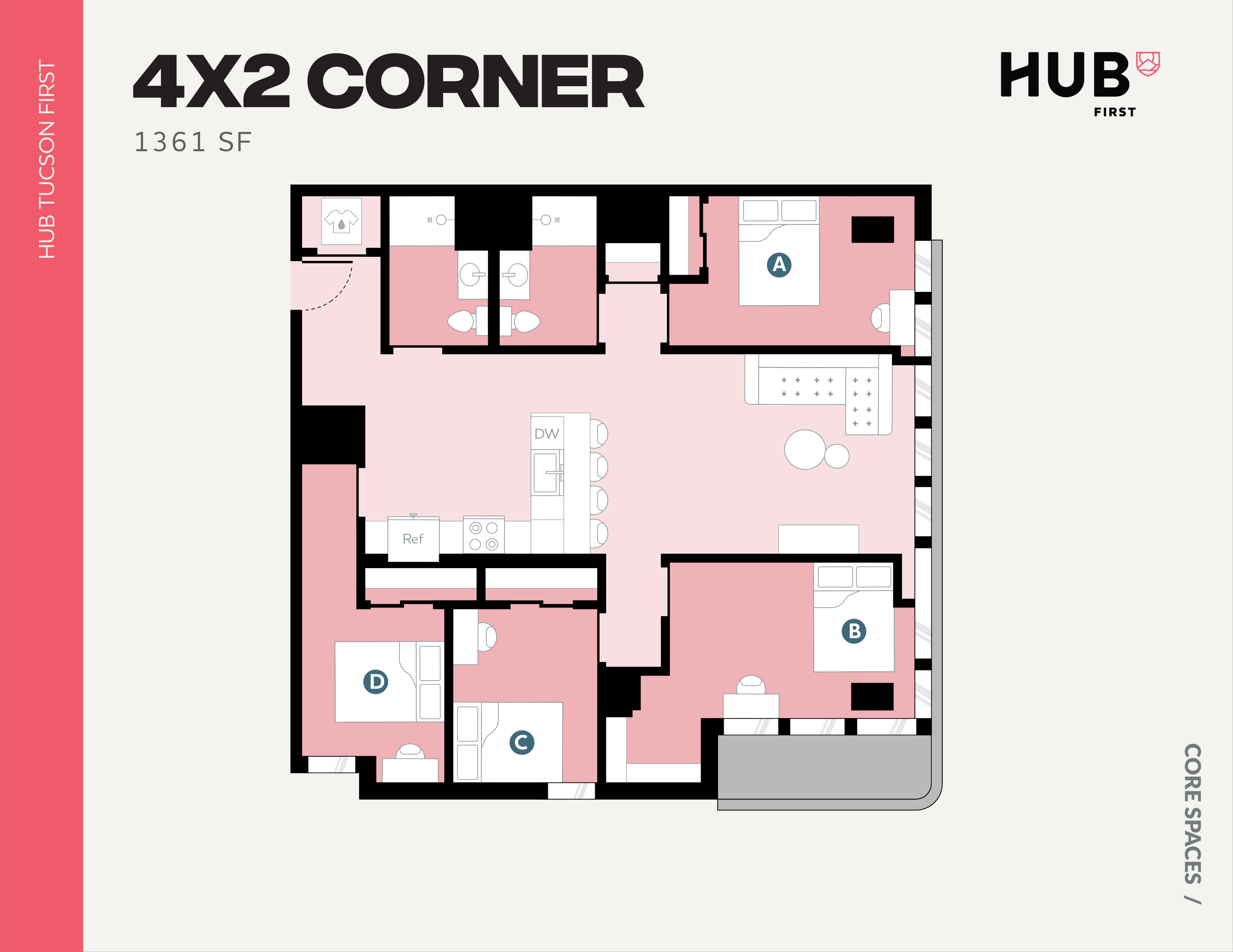 4x2 Corner A