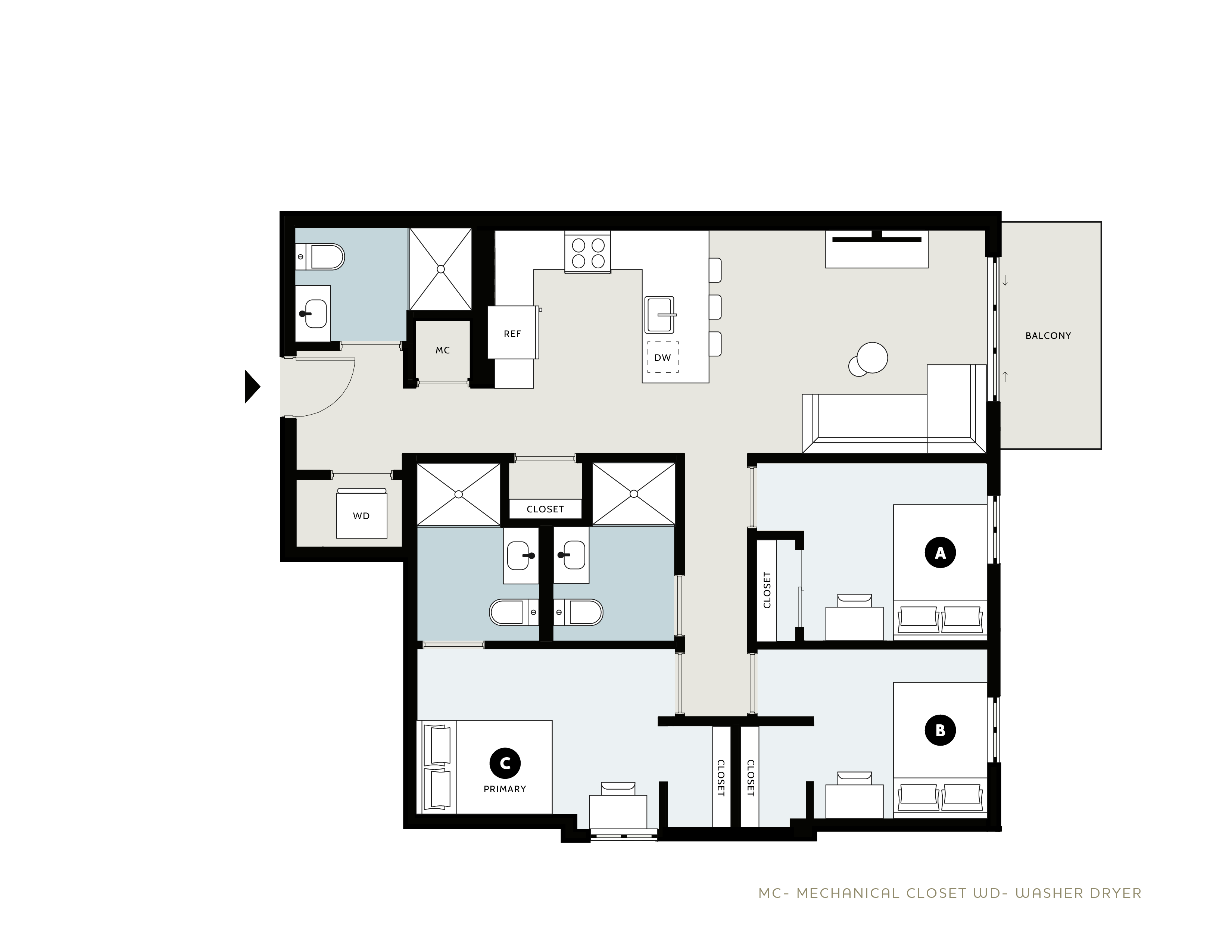 3x3 Balcony A