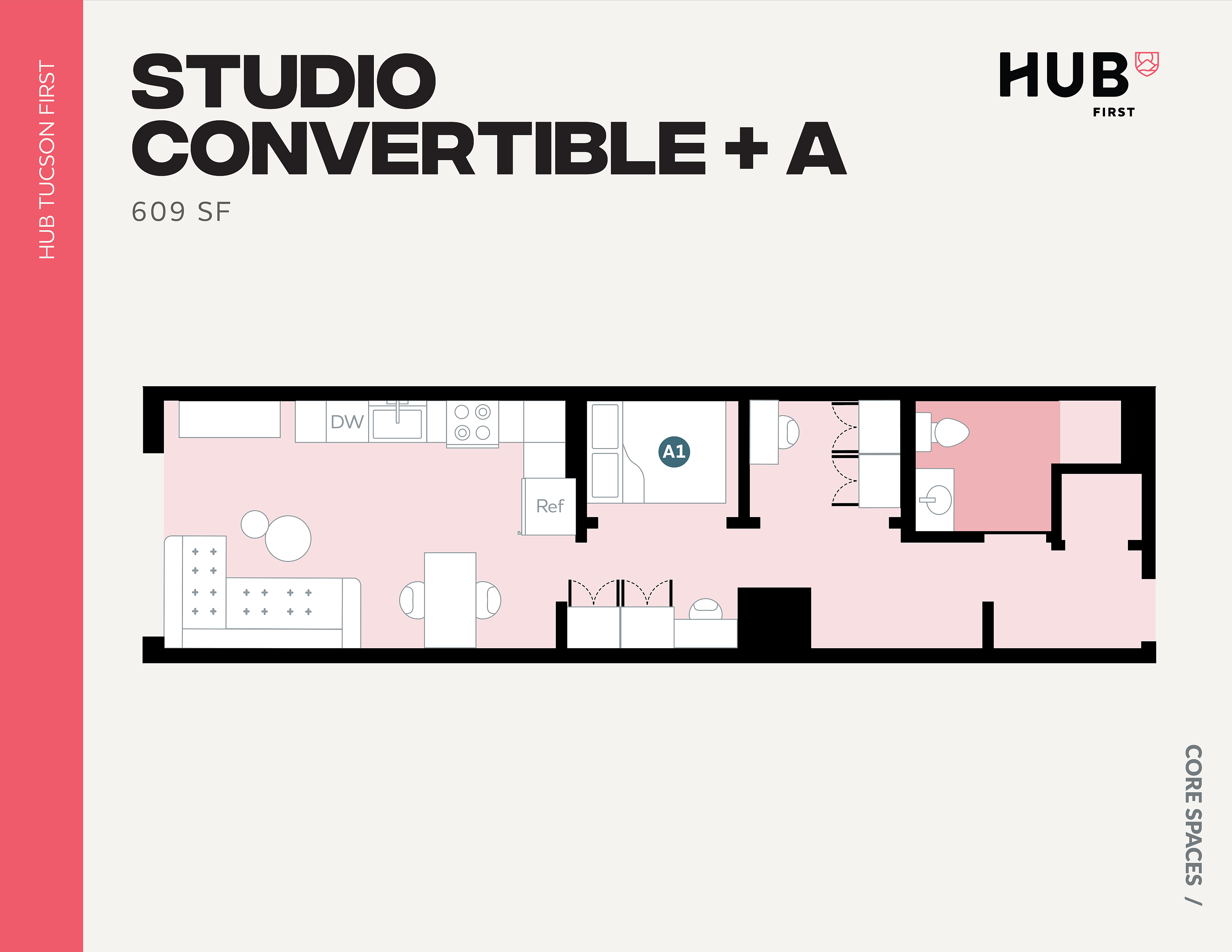 Studio Convertible + A
