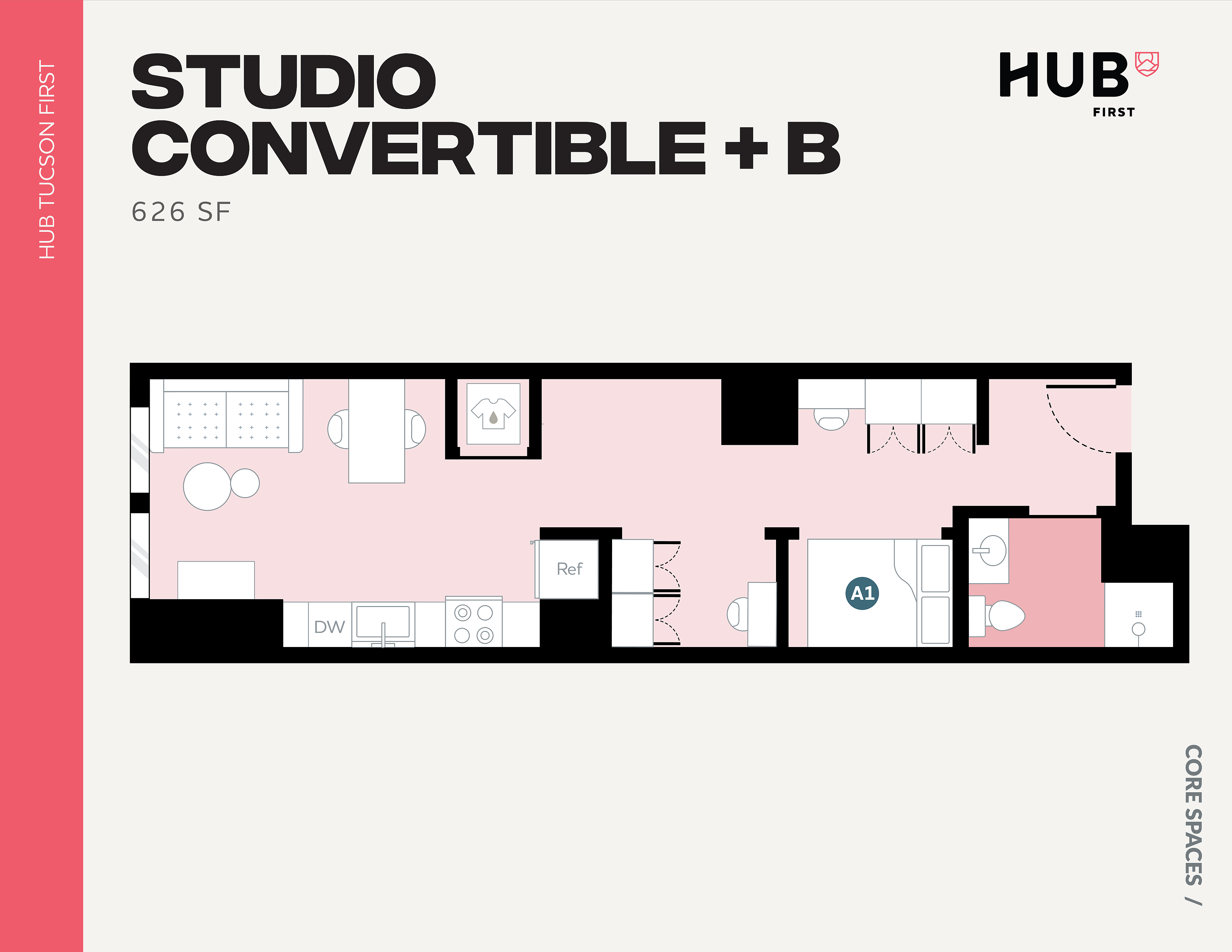 Studio Convertible + B