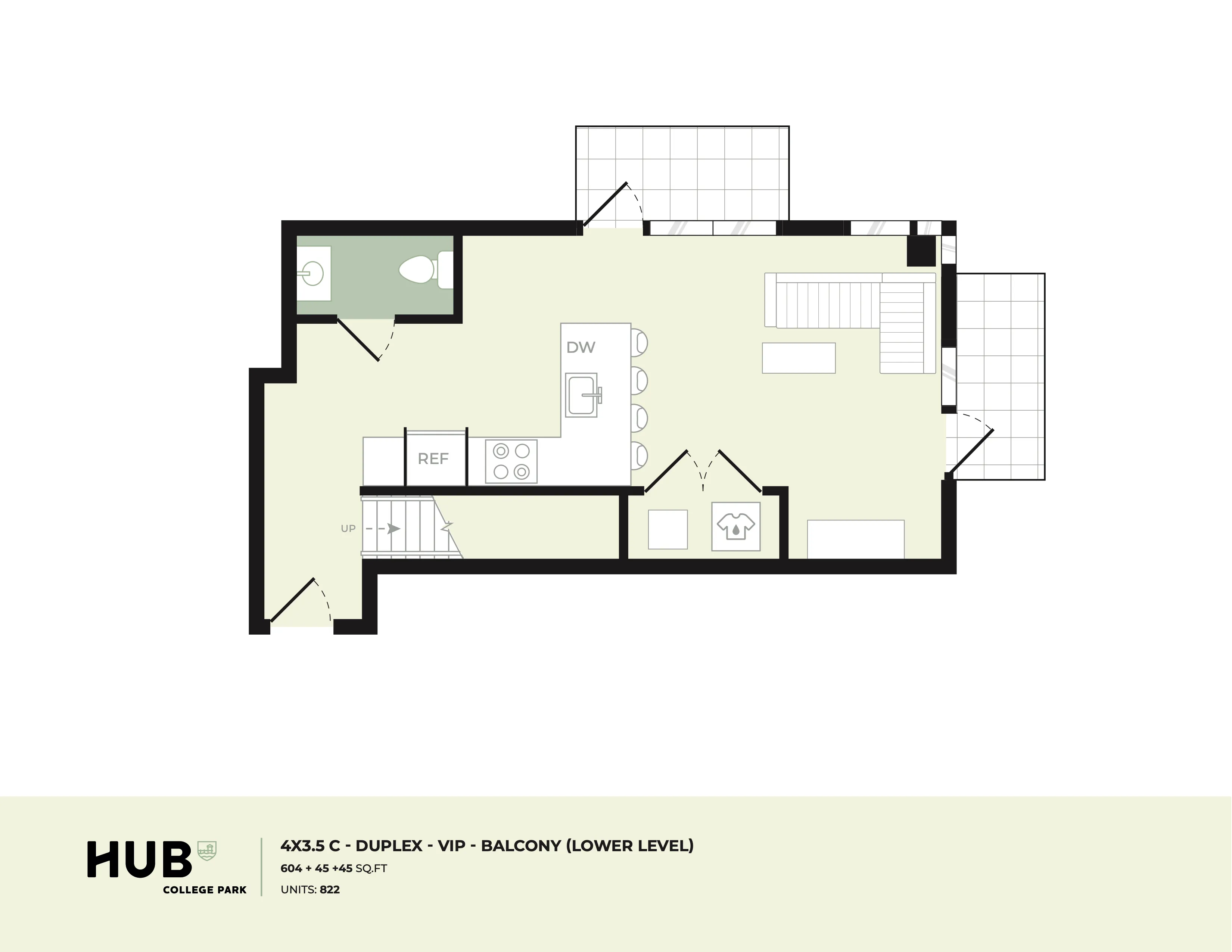 4x3.5 TH C floor plan