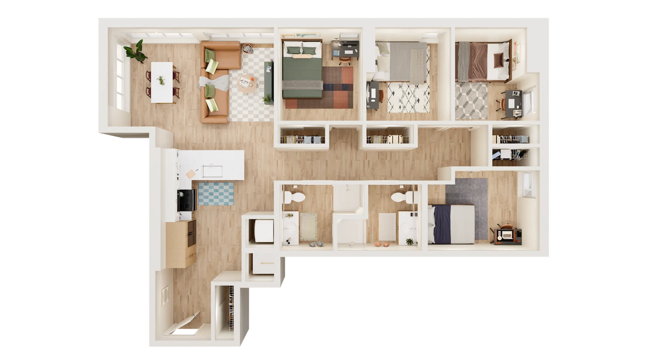4x2 Corner A