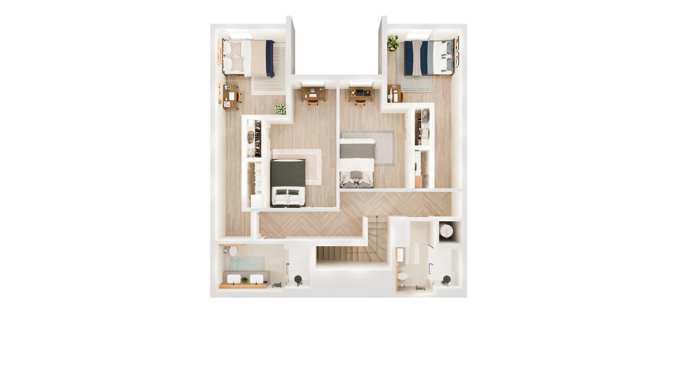 6x4 TH Mansion A – 2nd Floor
