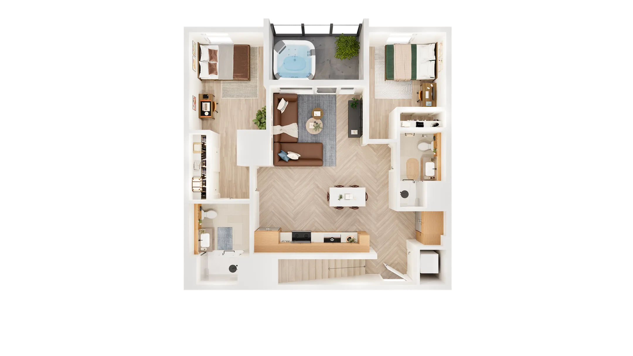 6x4 TH Mansion B – 1st Floor
