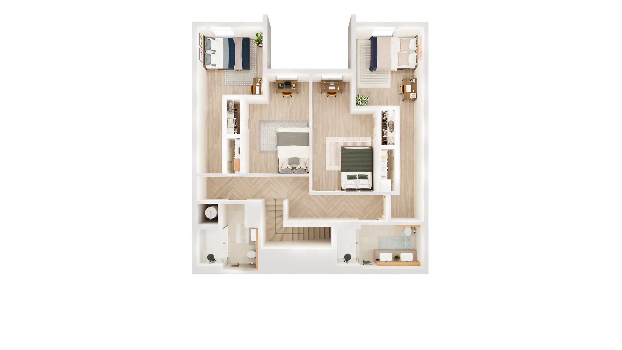 6x4 TH Mansion B – 2nd Floor