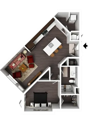 1 Bedroom Luxury A