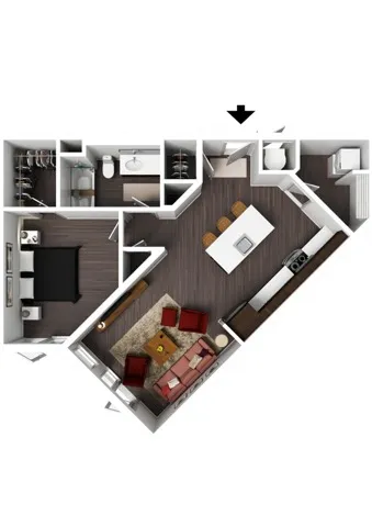 1 Bedroom Luxury B