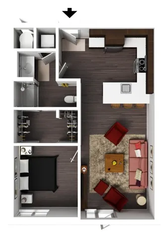 1 Bedroom B