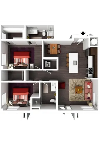 2 Bedroom ADA