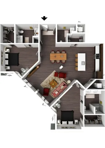 2 Bedroom Luxury