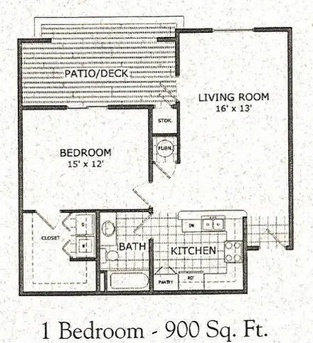 1 Bedroom B