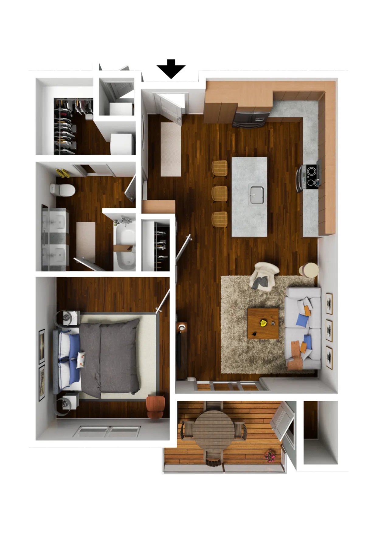 1 Bedroom A Premium