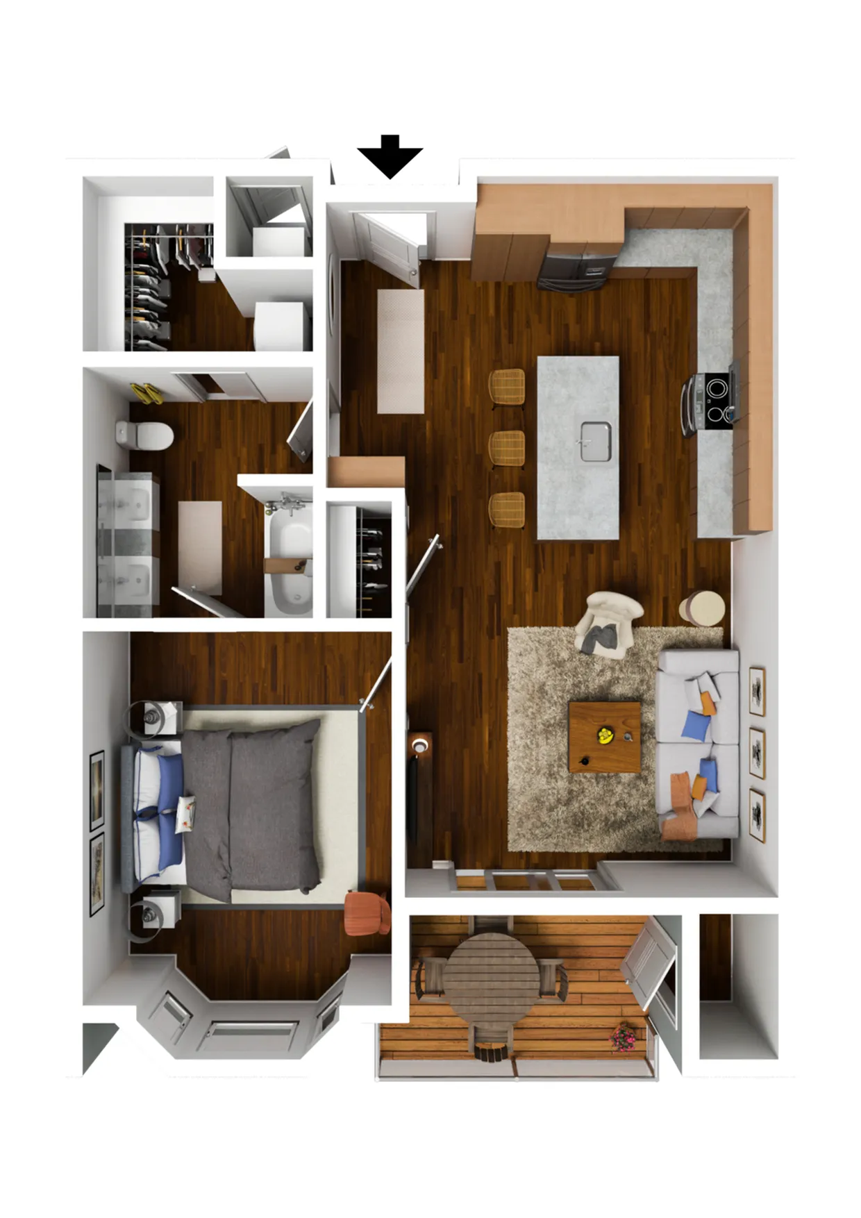 1 Bedroom B Premium