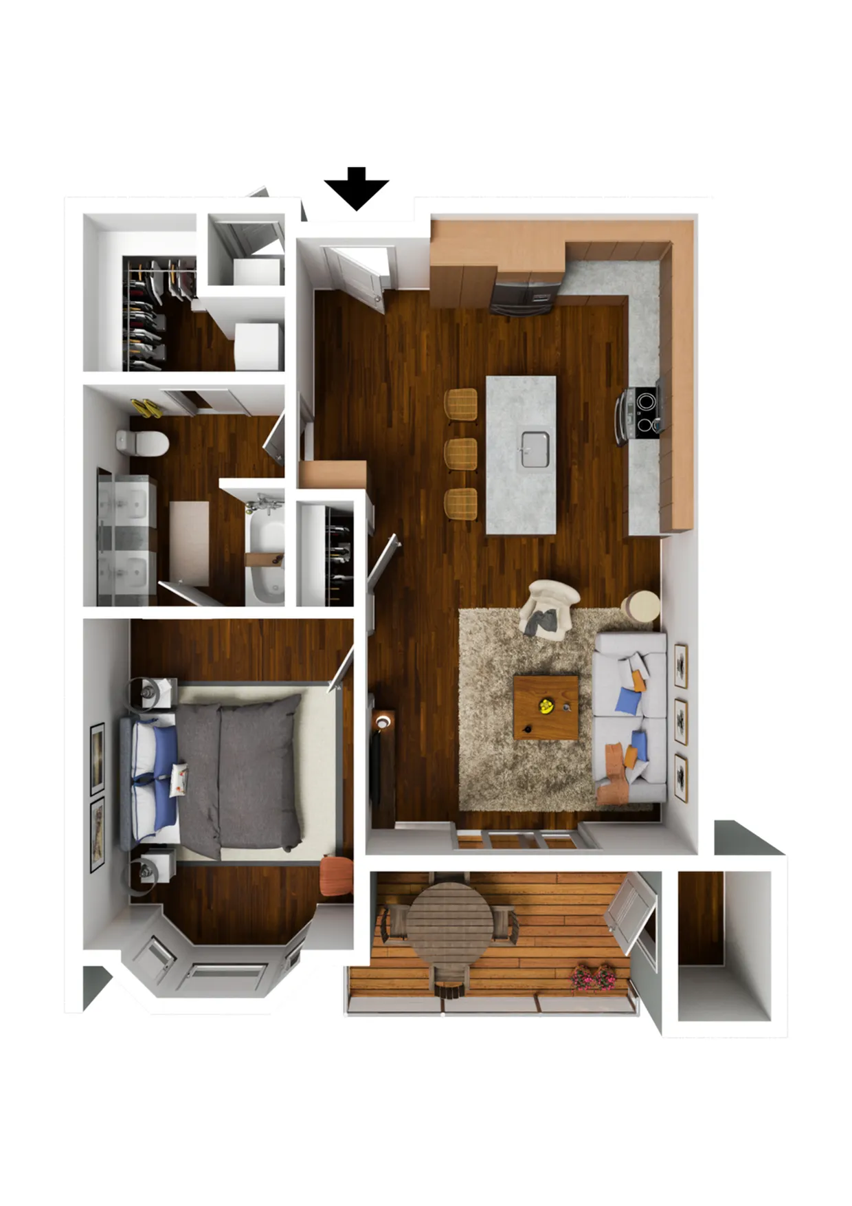 1 Bedroom C Premium