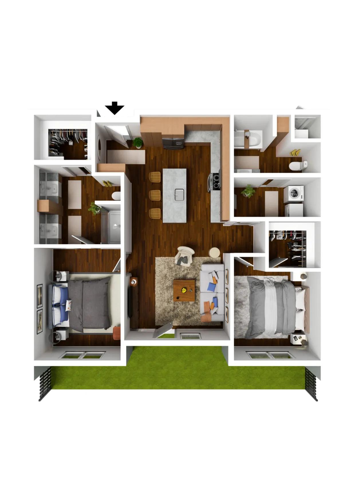 2 Bedroom A Premium