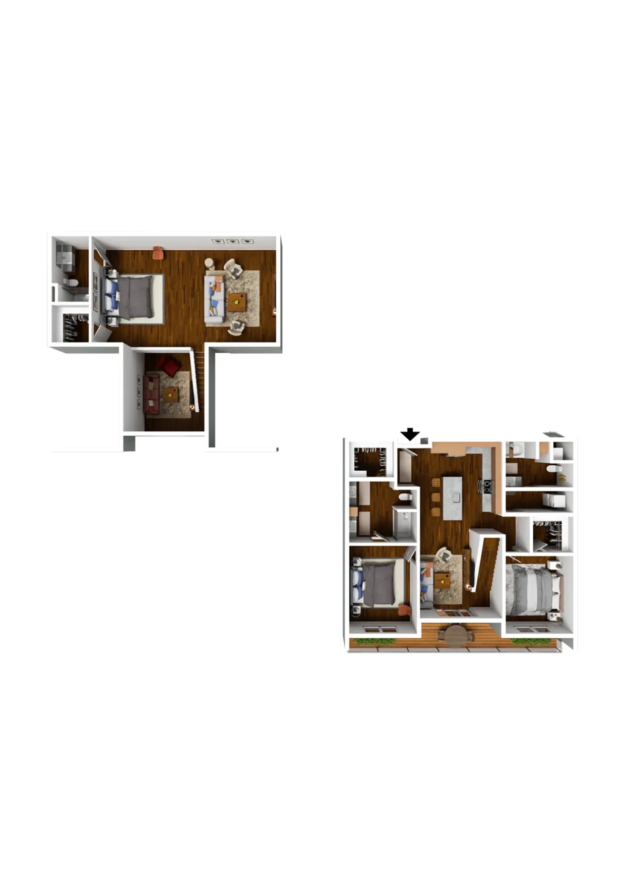 2 Bedroom Loft Premium