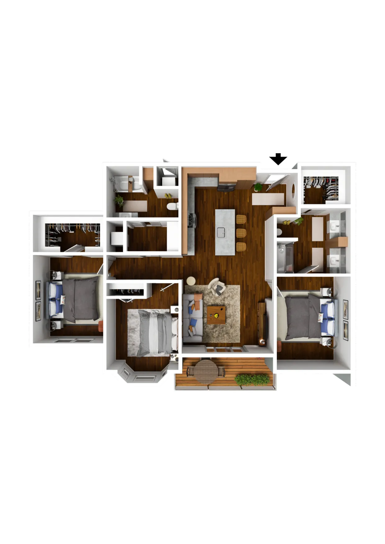 3 Bedroom B Premium