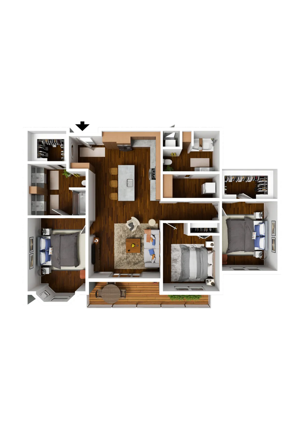 3 Bedroom C Premium