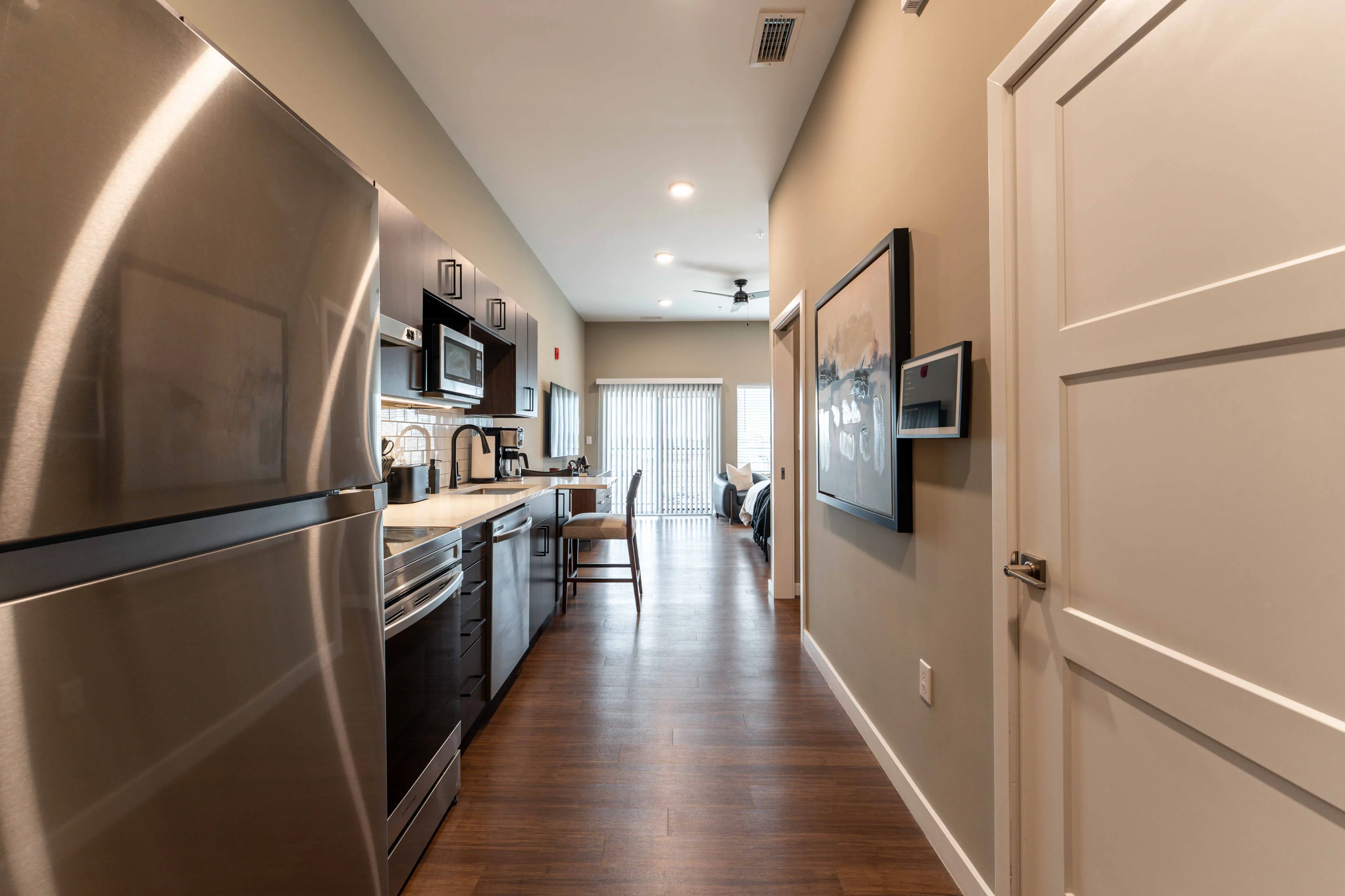 Heritage-Apartments-For-Rent-Springfield-Missouri-Furnished-Studio-Unit-319-Kitchen-Entryway