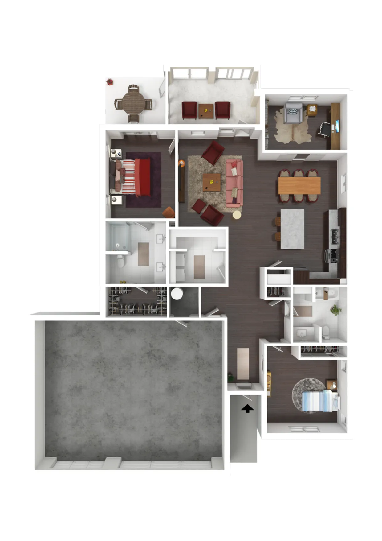 2 Bedroom B Premium