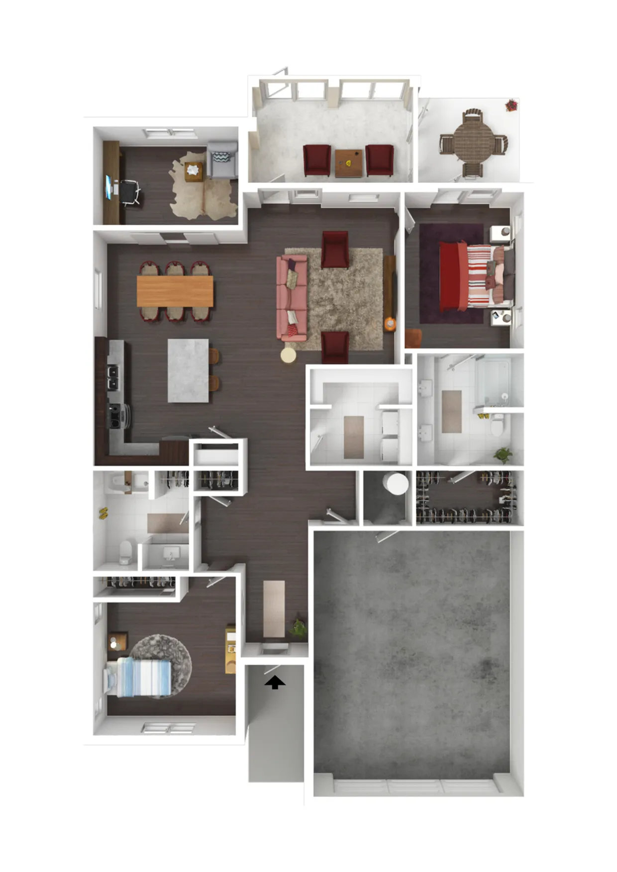 2 Bedroom B Standard