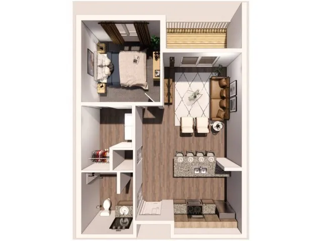 1 Bedroom 1 Bathroom