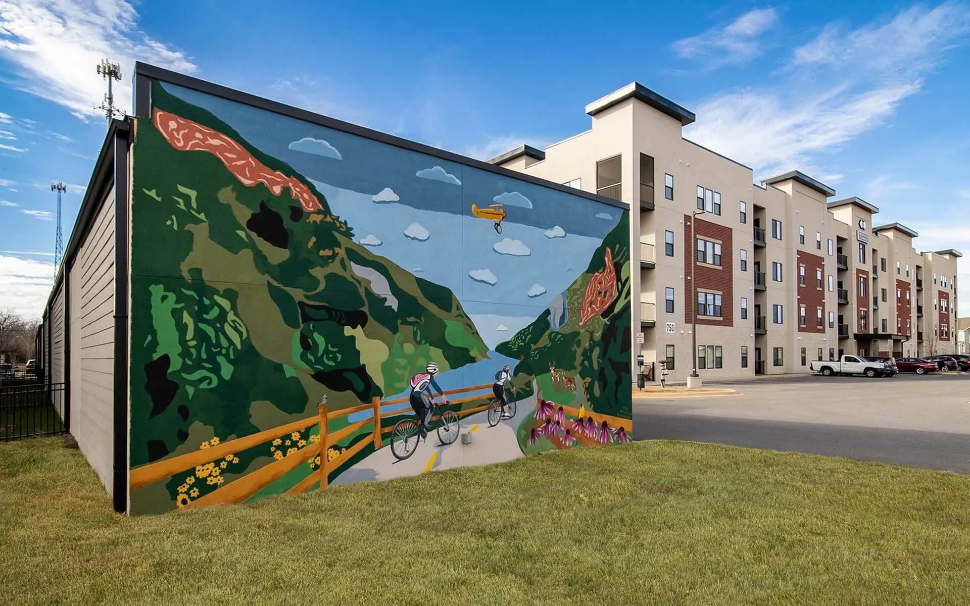 Promenade Commons Apartments Rogers Arkansas Mural