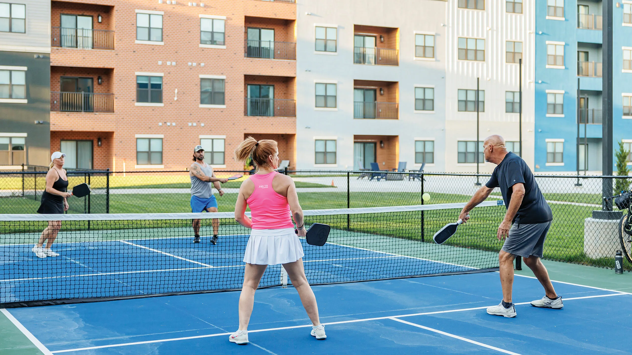 Union Mill Apartment Homes Wichita Kansas Pickleball Court