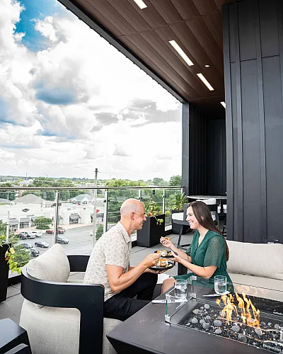 Heritage Apartments Fire Pit Sky Deck Legacy Lounge Rooftop Terrace