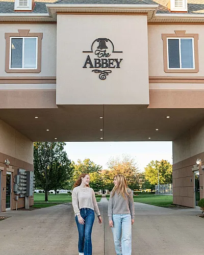 The Abby Apartments Springfield Missouri Courtyard Entrance