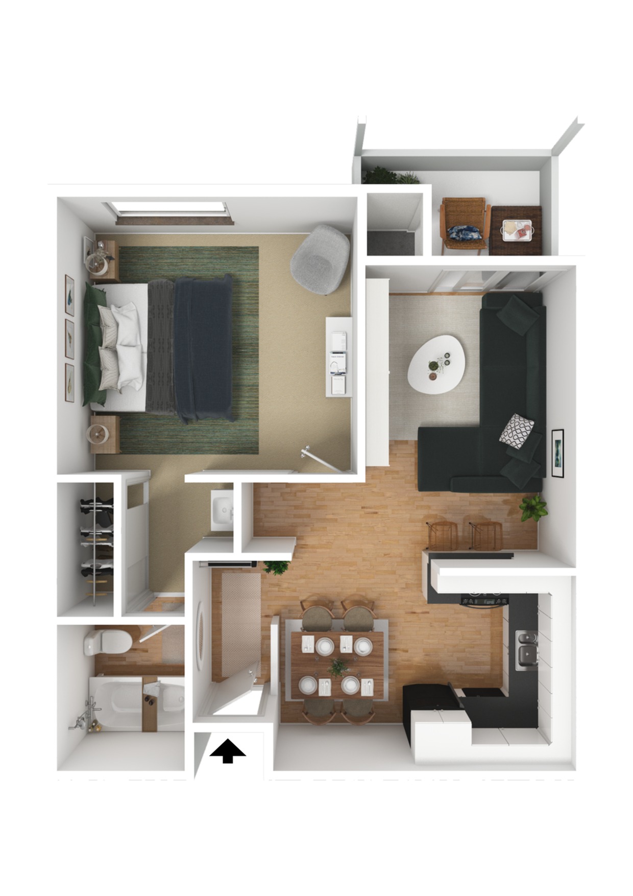 Villa Parq Aspire 3D Floor Plan