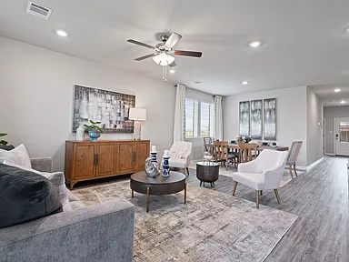 Nautical Point at Lakeshore Villages living and dining room view - Slidell, LA