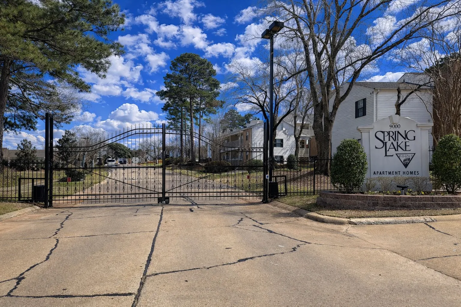 Spring Lake Point front gate - Shreveport, LA