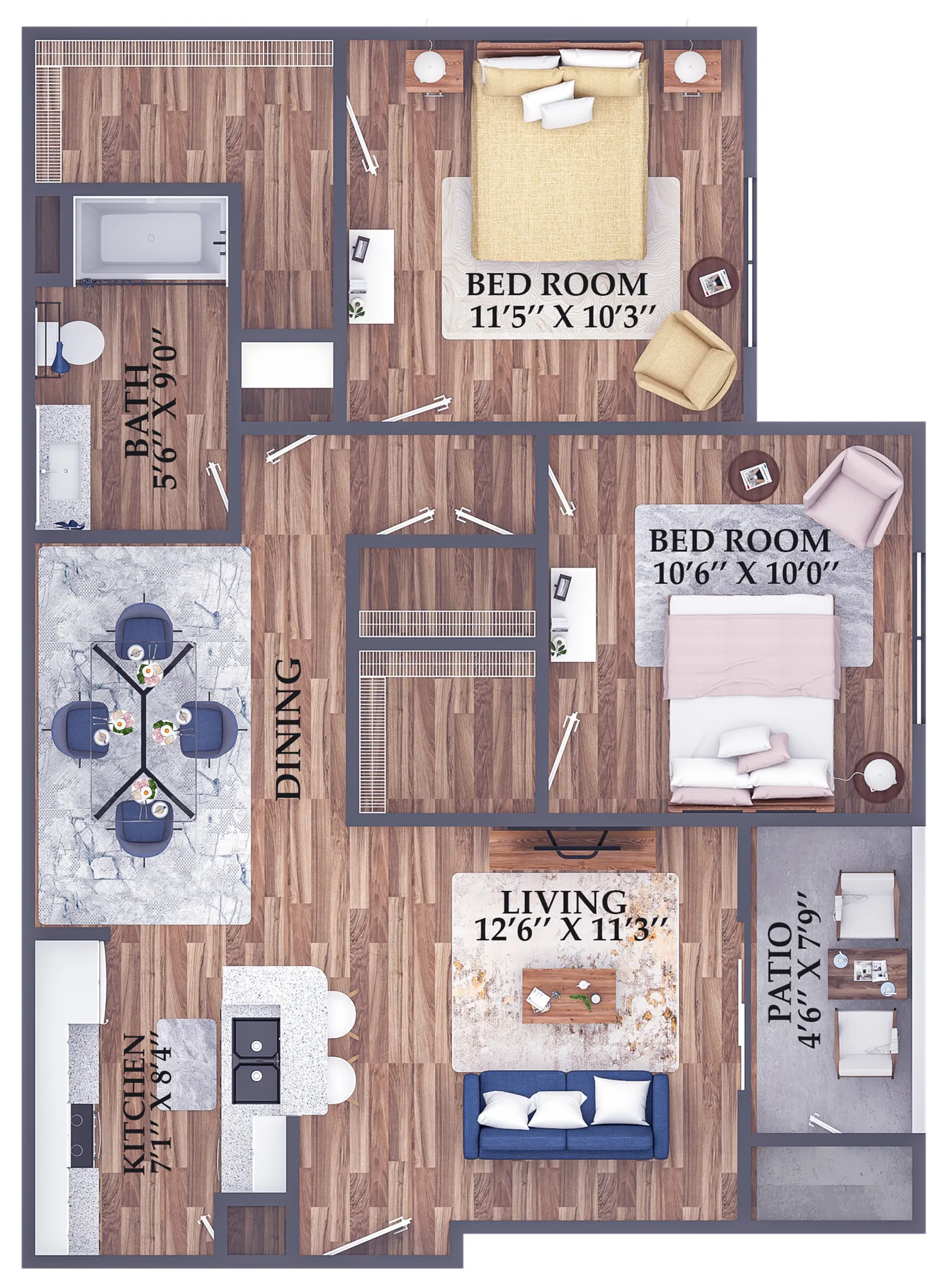 Cambridge Faire landscaped grounds - Fairburn, GA