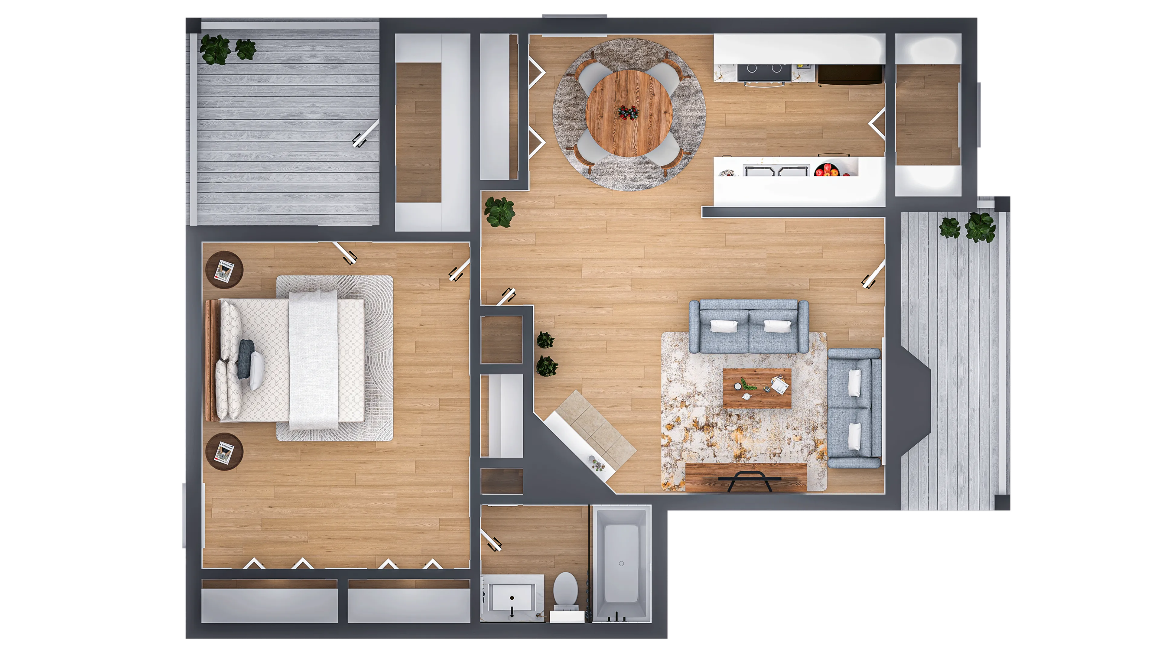 Spring Lake Point floor plan graphic - Shreveport, LA