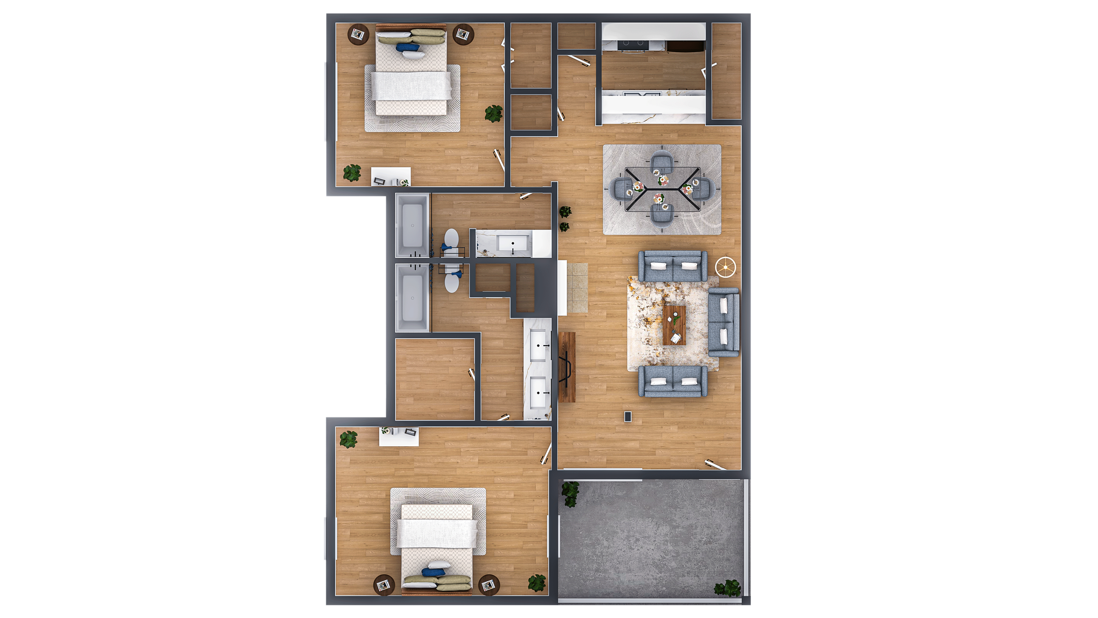 Spring Lake Point floor plan image - Shreveport, LA