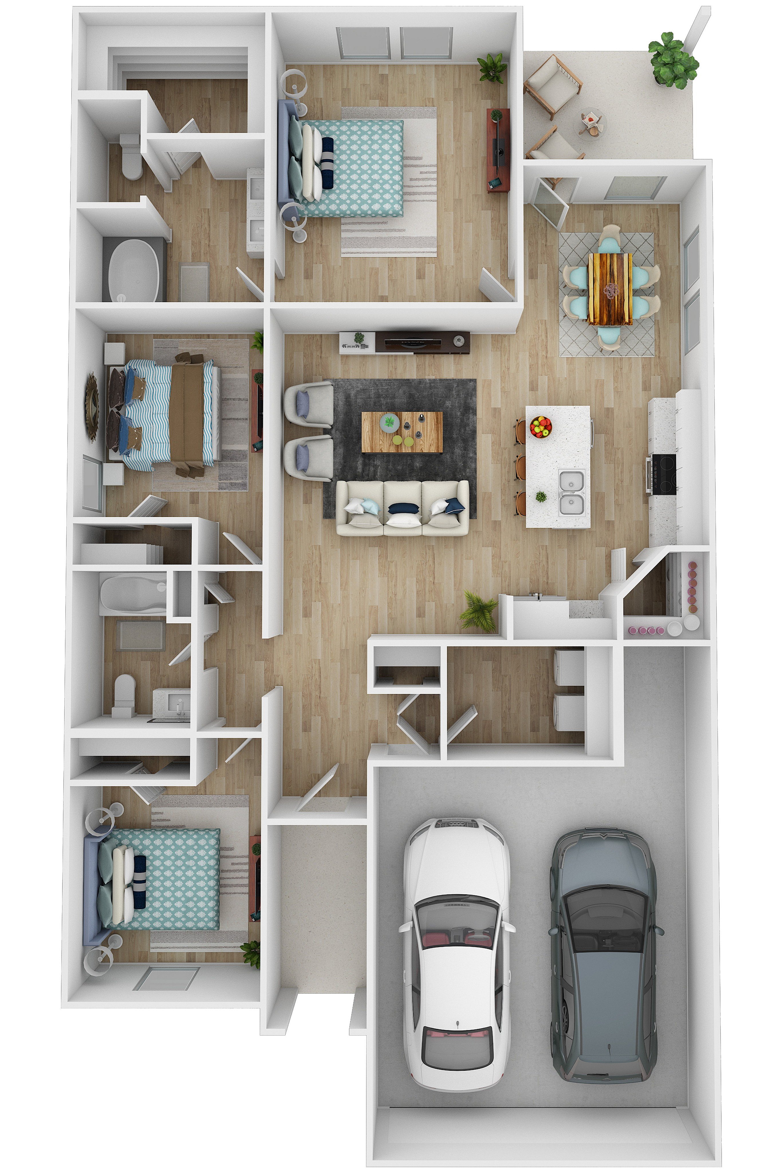 Nautical Point at Lakeshore Villages Baxtor floor plan - Slidell, LA