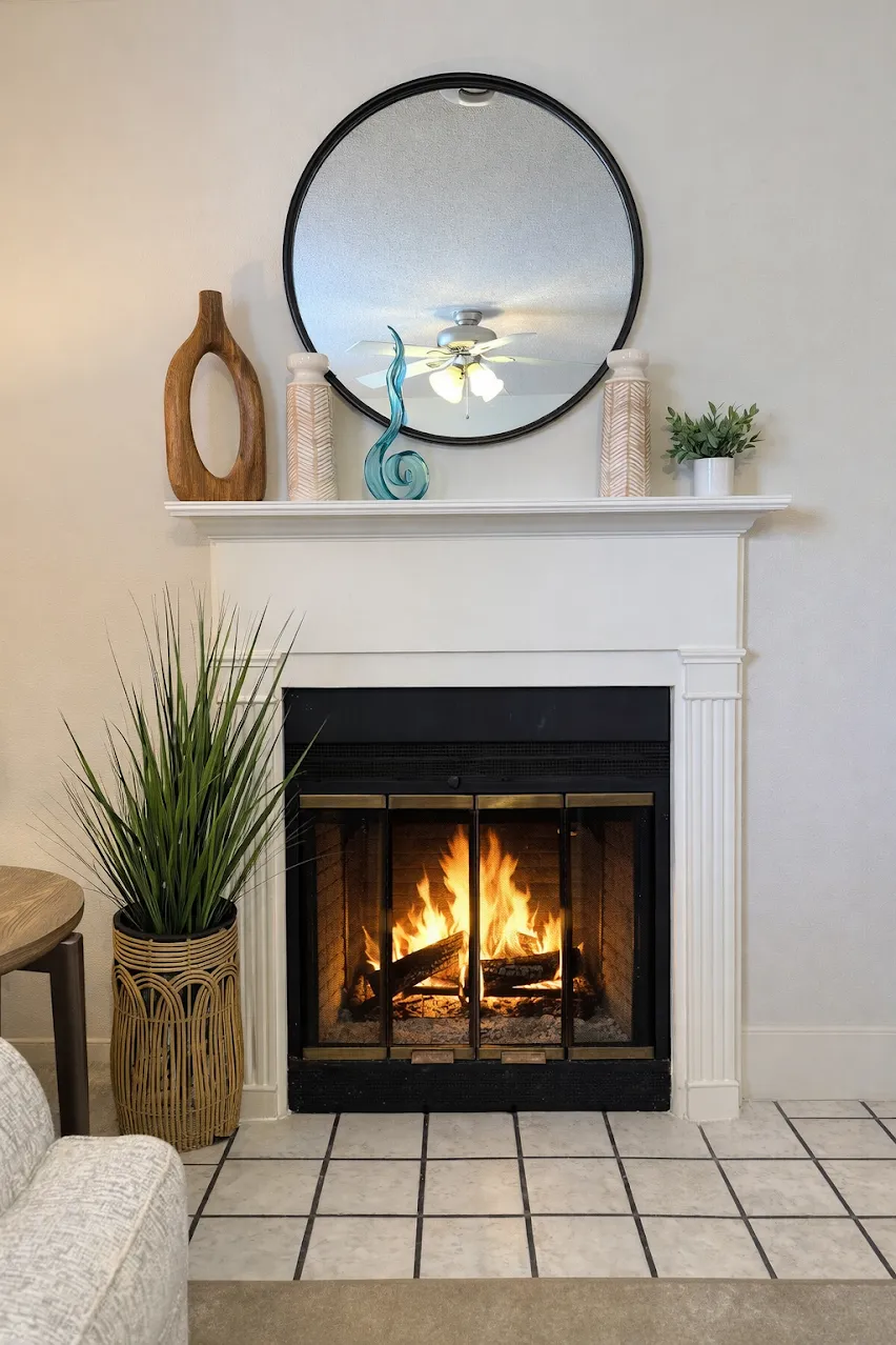 Woodburning Fireplace