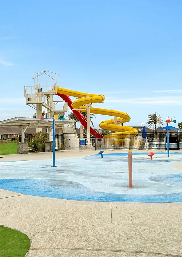 splashpad at clubhouse. Summer fun