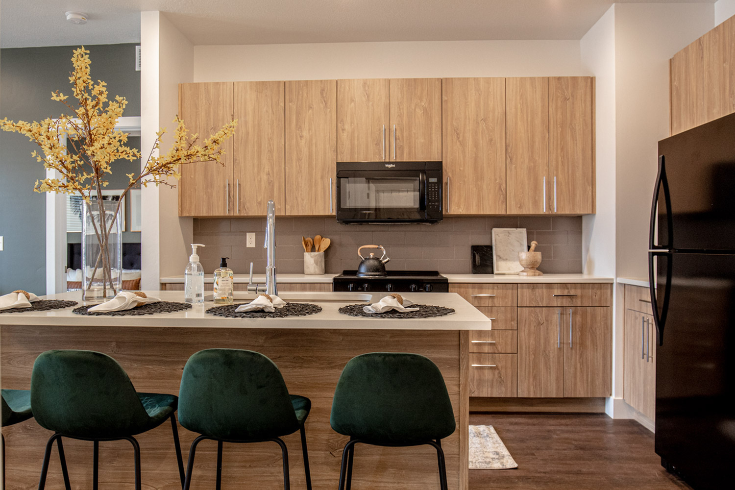 Experience Modern Living in the Topaz Floor Plan at Strata Apartments-image