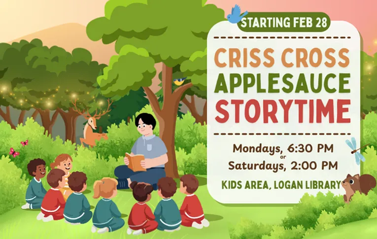 Introducing Criss-Cross Applesauce Storytime!-image