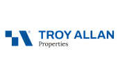 Troy Allan Properties logo featuring sleek and modern design, showcasing commitment to excellence in real estate services.