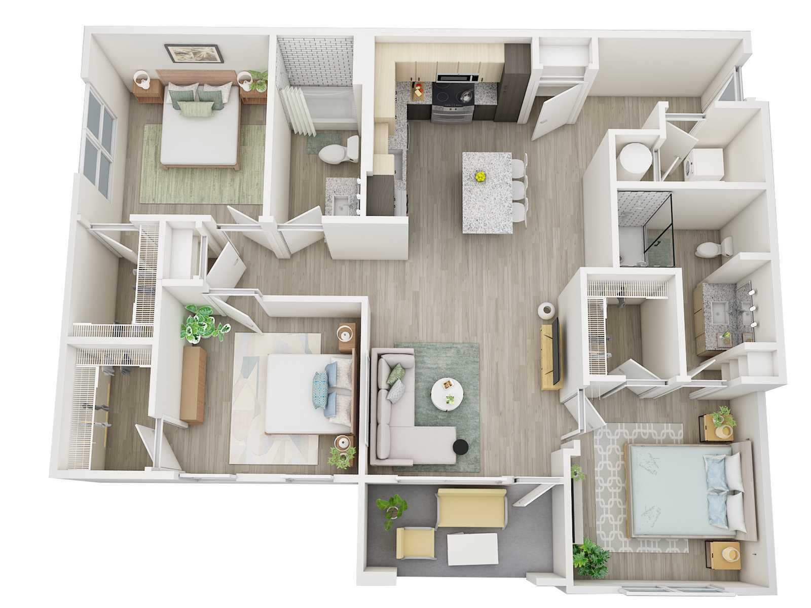 3 Bedroom 2 Bath