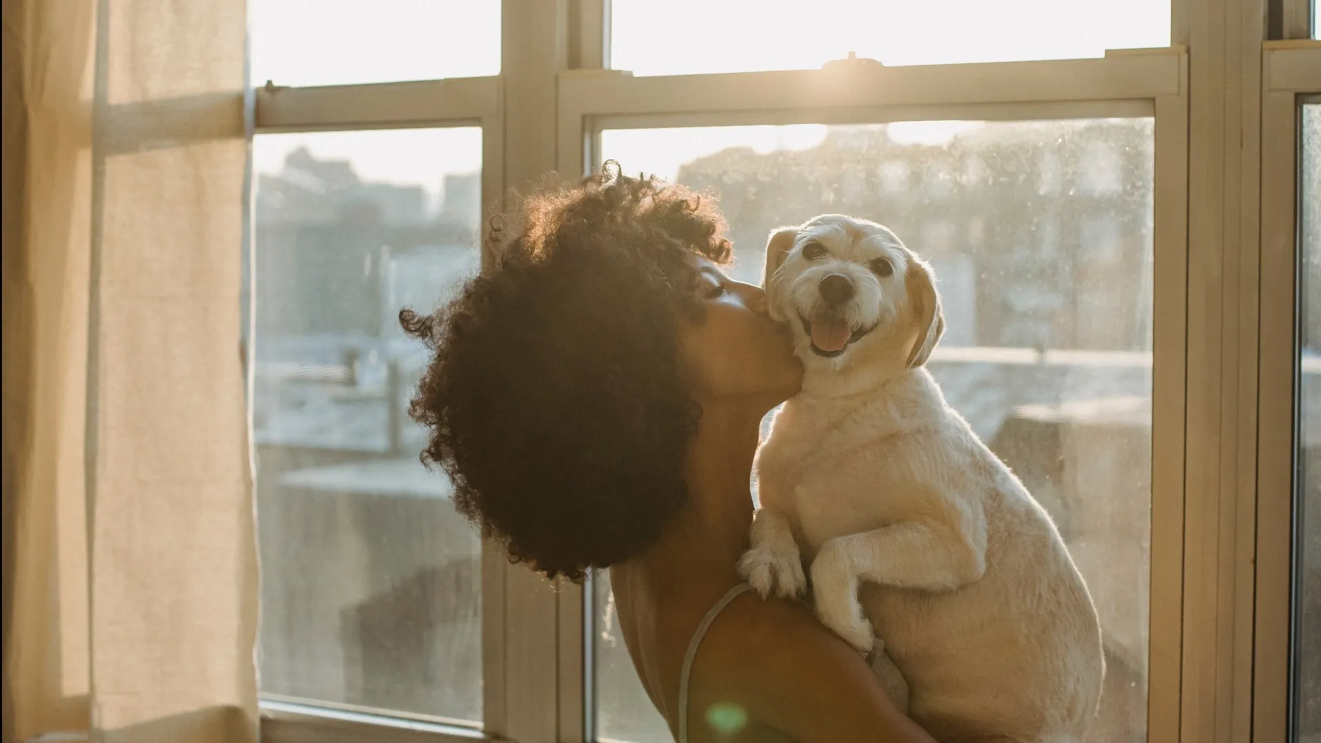 Woman and Dog
