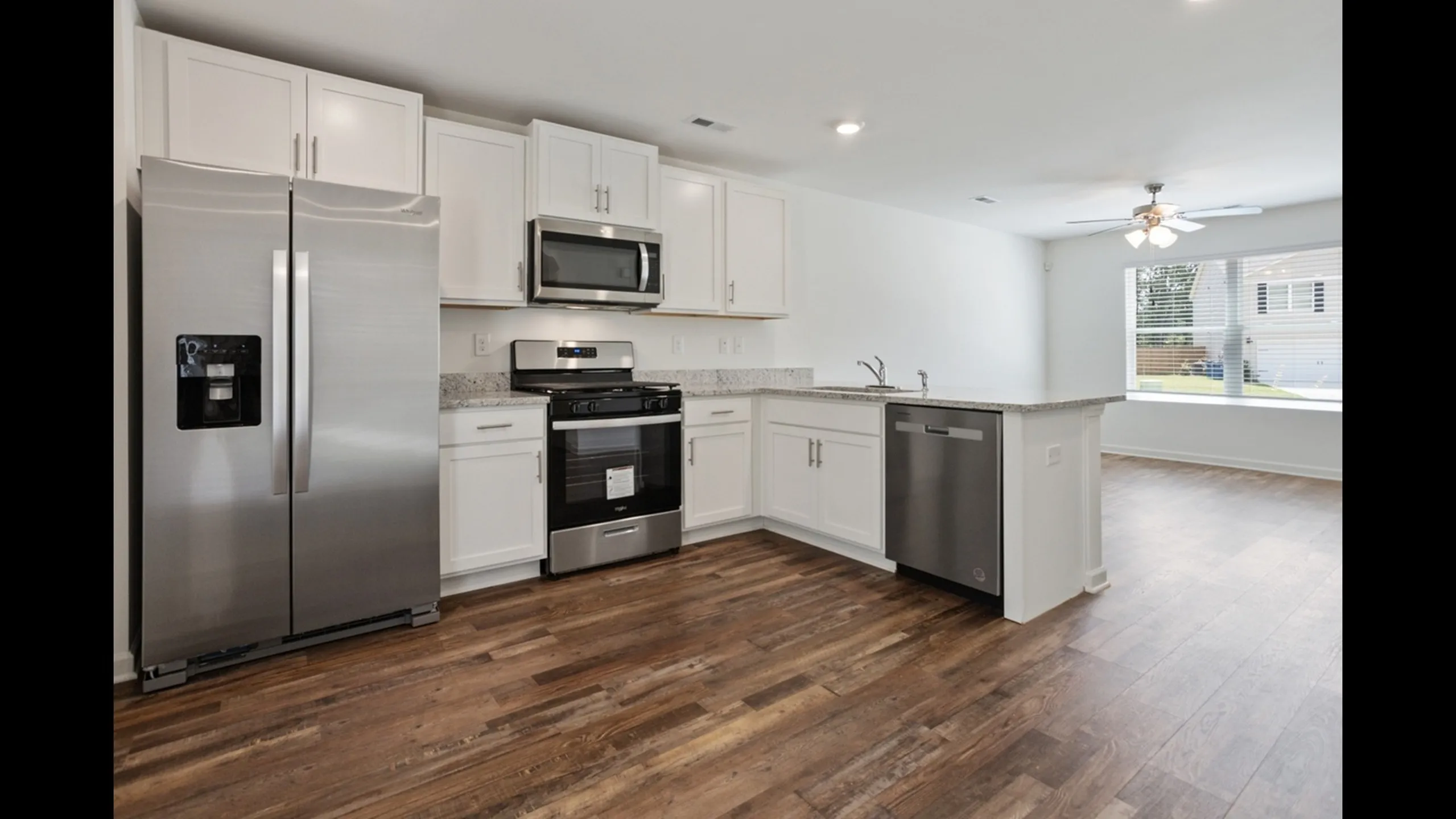 Kitchen & Living Room