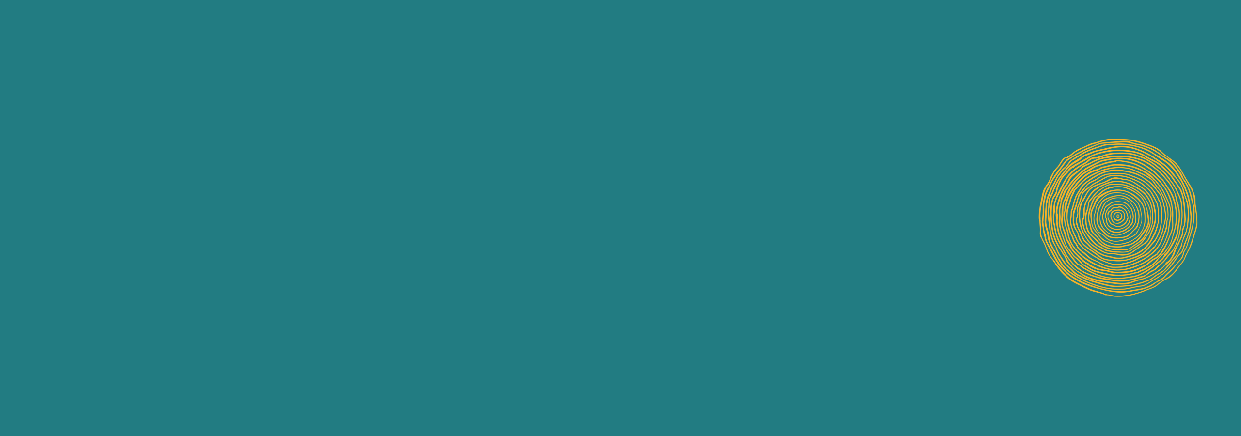 Elegant modern design featuring an abstract circular pattern on a teal background, creating a sense of harmony and sophistication.