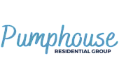 Pumphouse Residential Group logo featuring elegant blue typography.